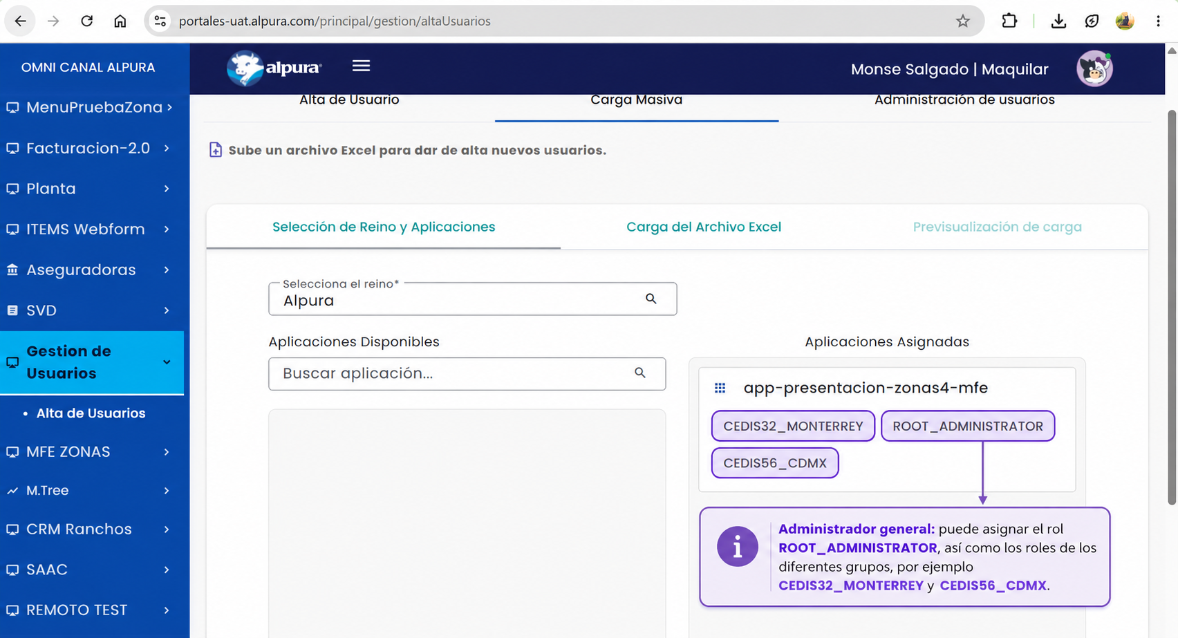 Pantalla de Login