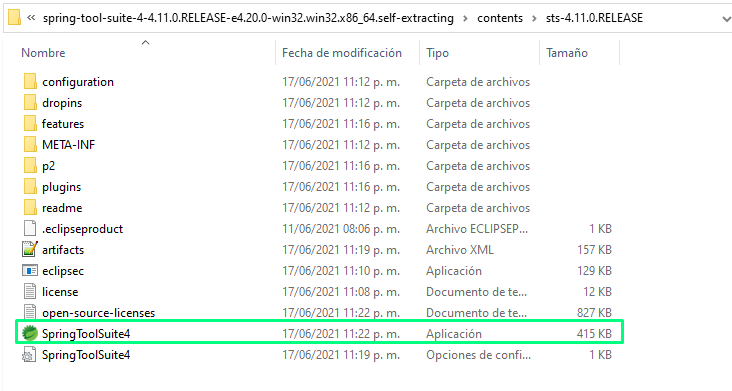 SpringToolSuite4.exe