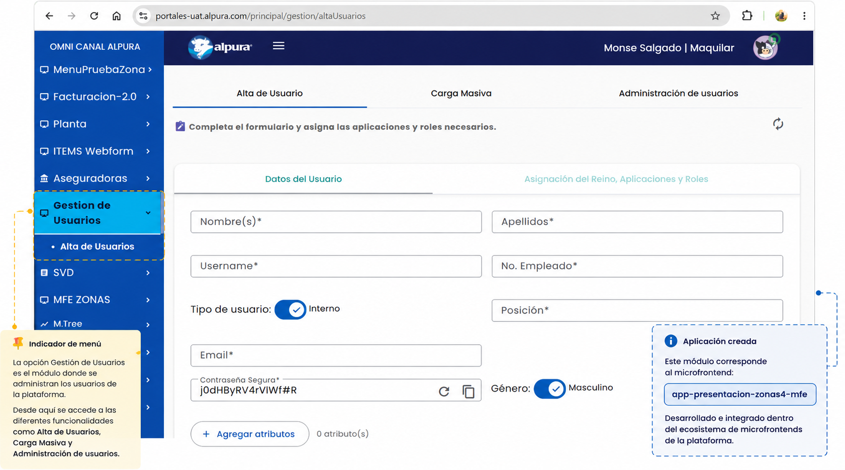 Pantalla de Login