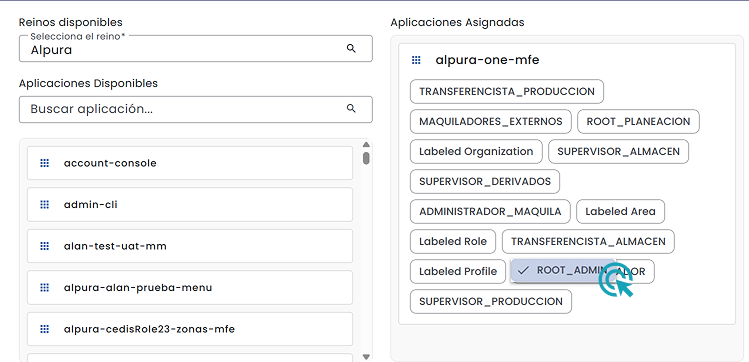 Pantalla de Login