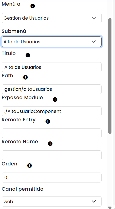 Pantalla de Login